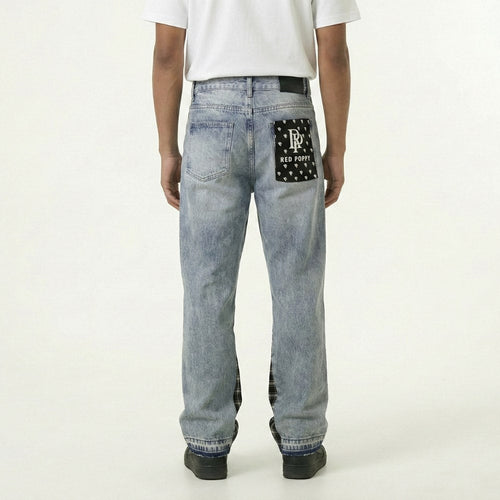 Red Poppy Car Jeans - Embellished
