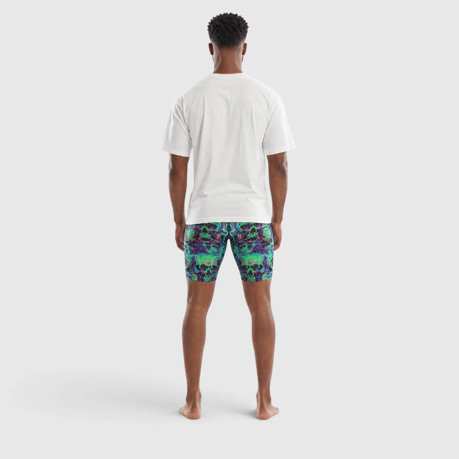 Red Poppy Lightning Shorts - Graphic