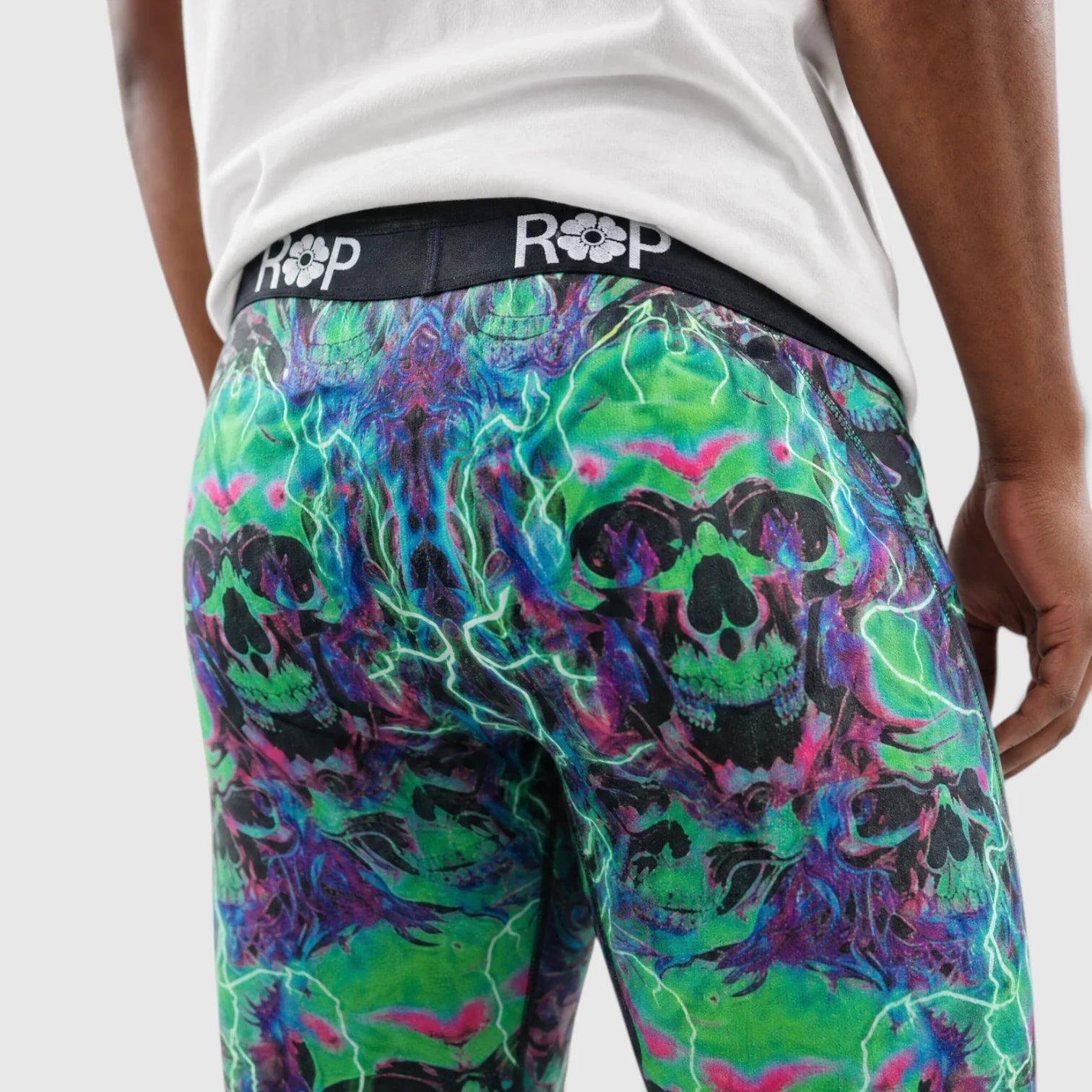 Red Poppy Lightning Shorts - Graphic