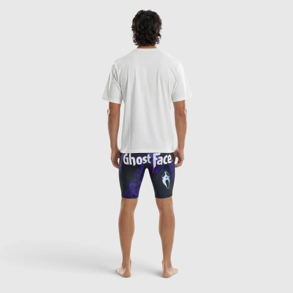 Red Poppy Ghost Face Graphic Boxer Briefs