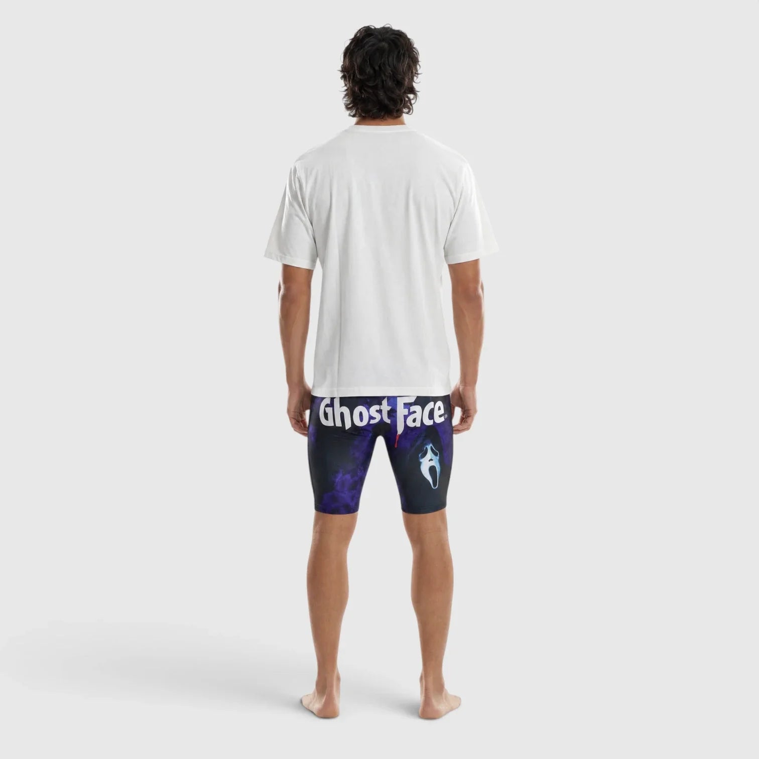 Red Poppy Ghost Face Graphic Boxer Briefs
