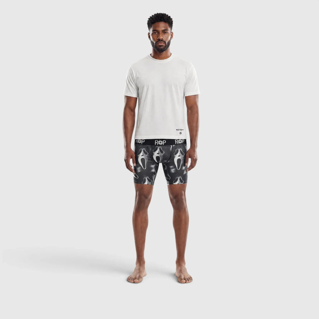 Red Poppy Scream Boxer Briefs - Graphic