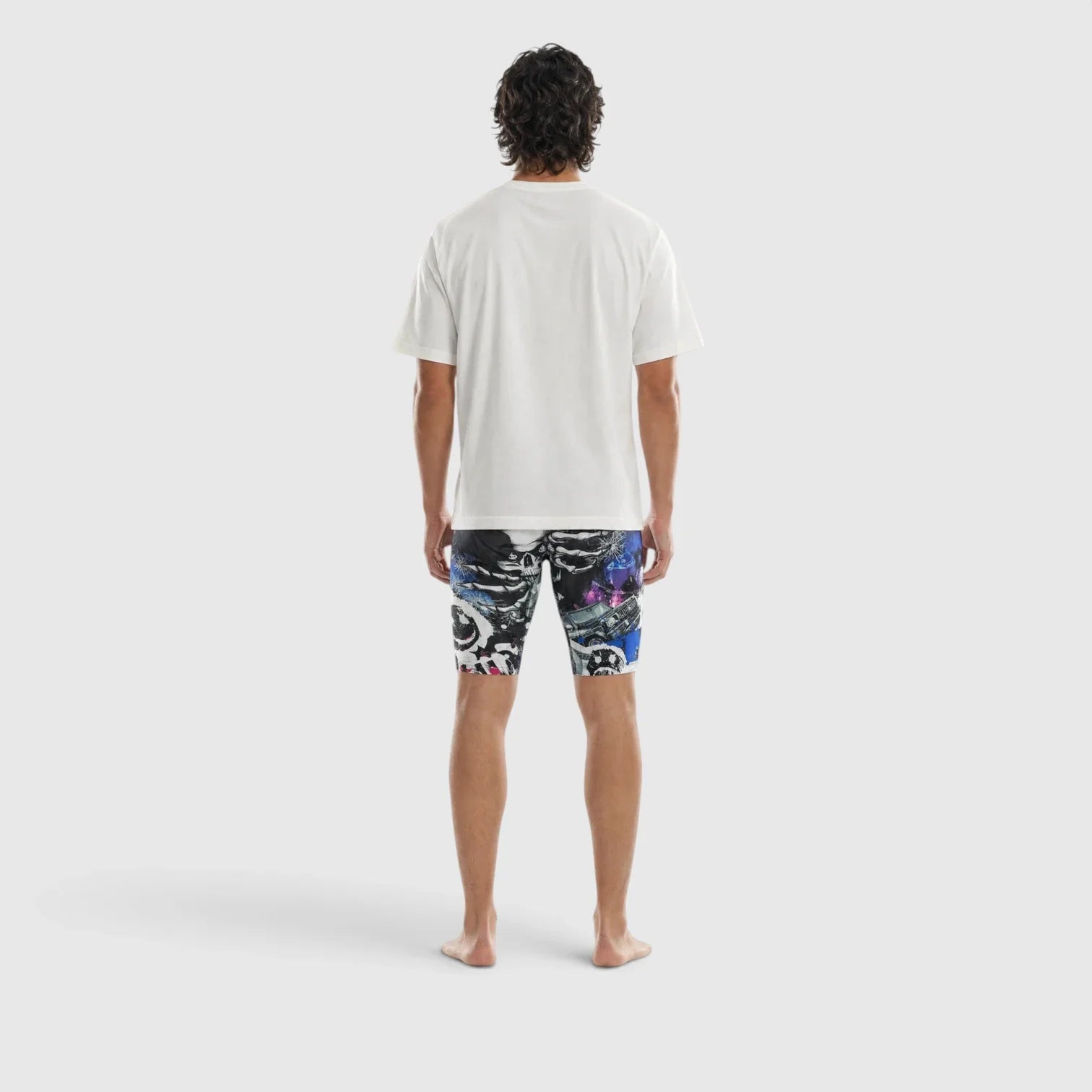 Red Poppy Skull Boxer Briefs - Graphic