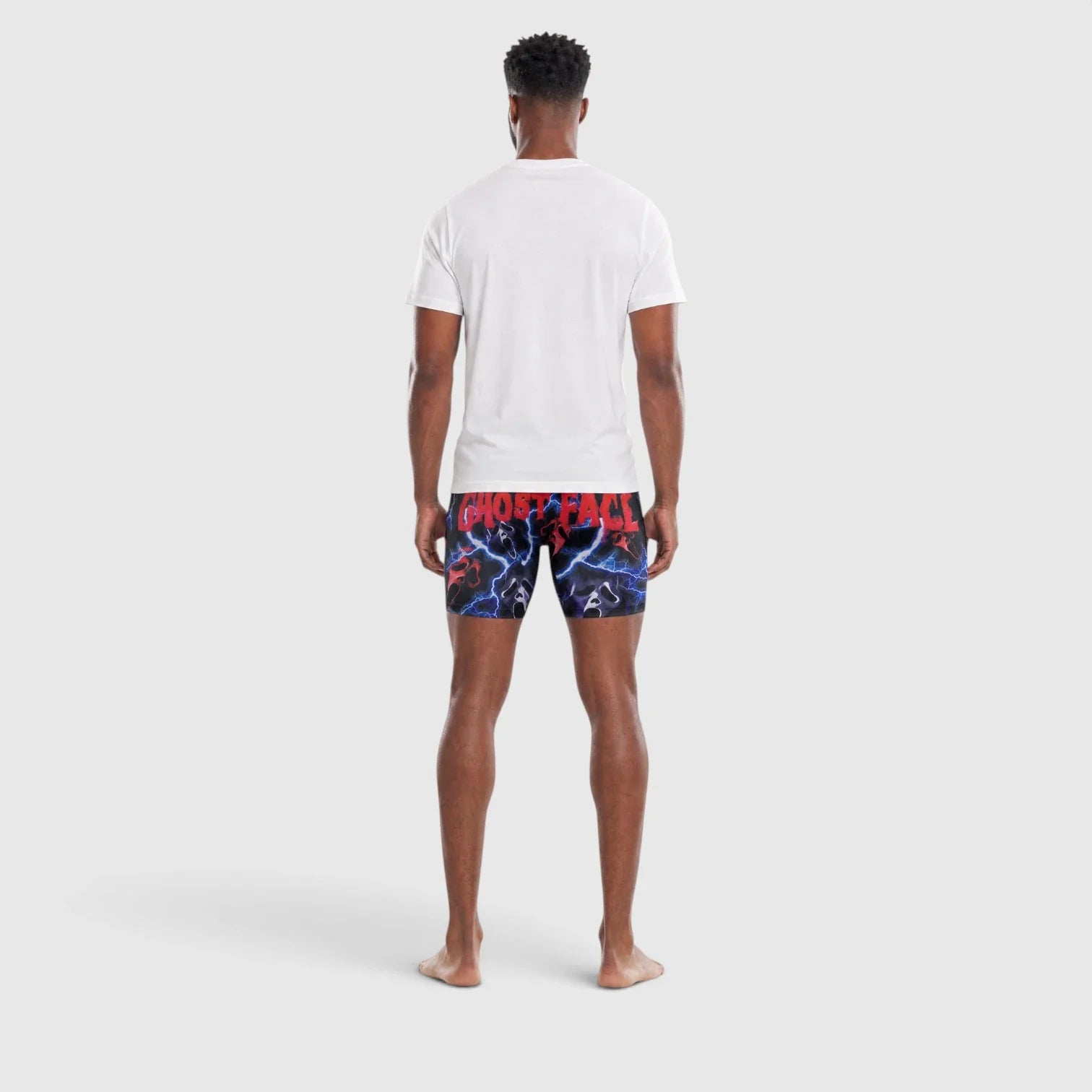 Red Poppy Ghost Face Boxer Briefs - Graphic