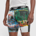 Red Poppy Skull Boxer Briefs - Graphic