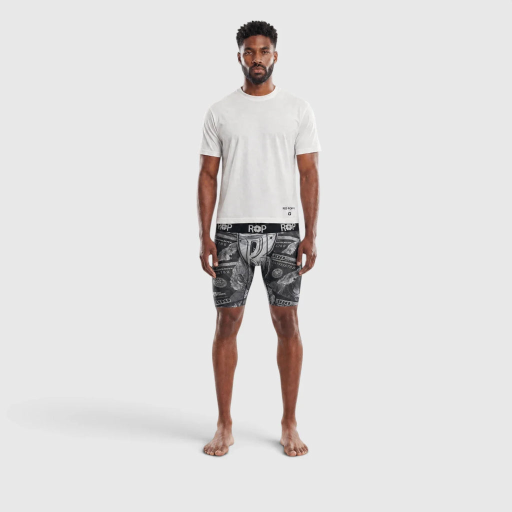Red Poppy Money Boxer Briefs - Graphic