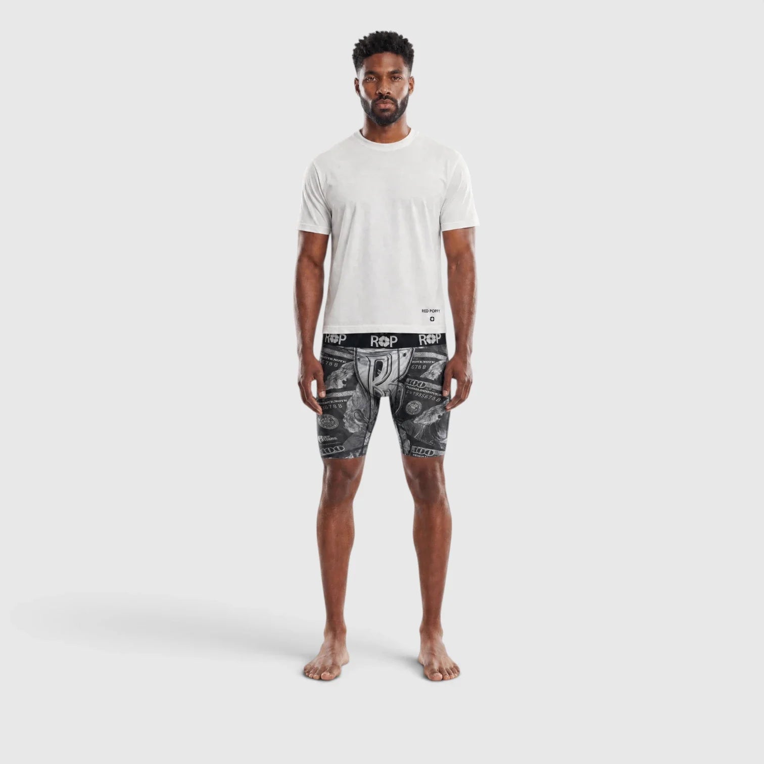 Red Poppy Money Boxer Briefs - Graphic