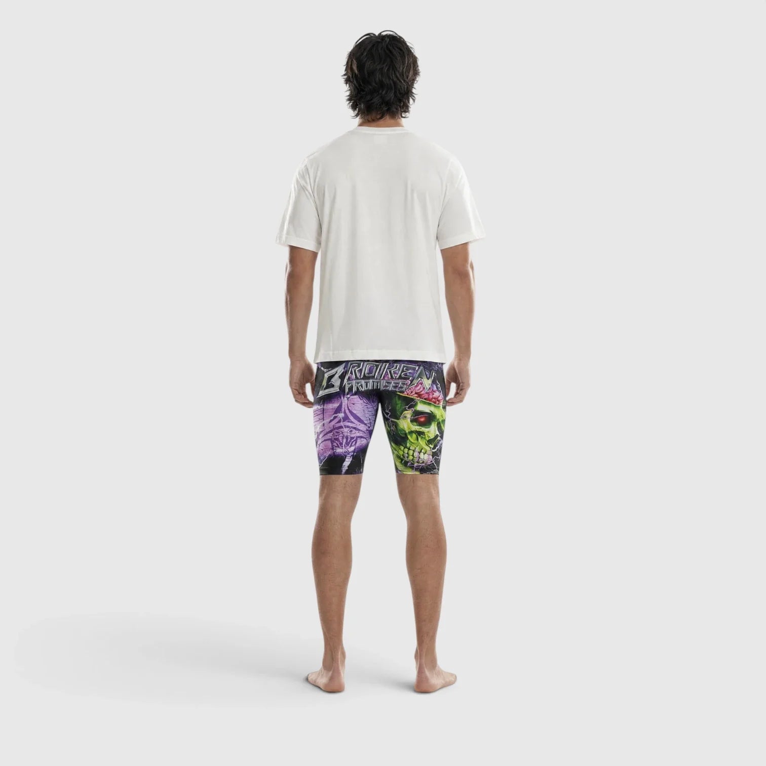 Red Poppy Skull Boxer Briefs - Graphic