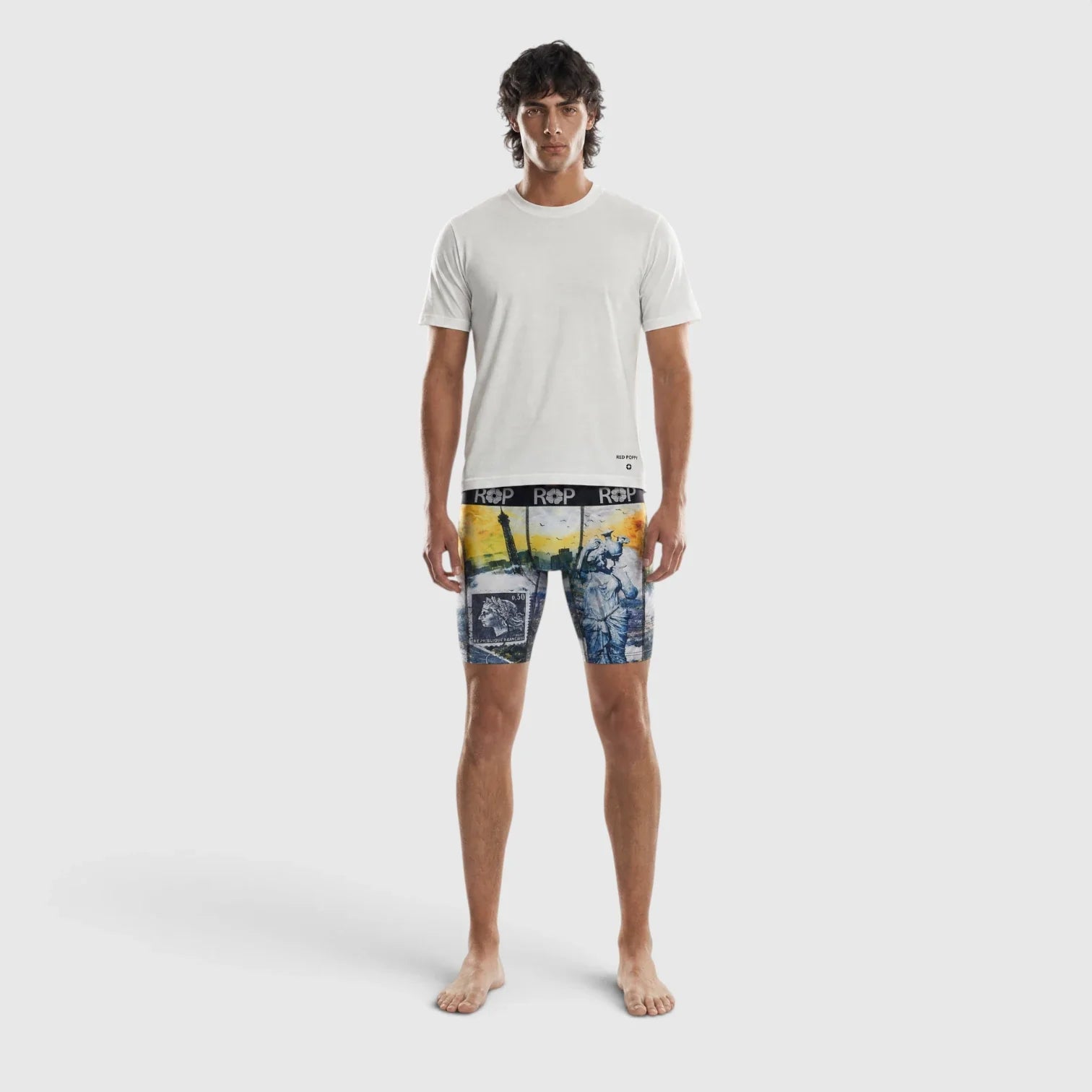 Red Poppy Landmark Boxer Briefs - Graphic