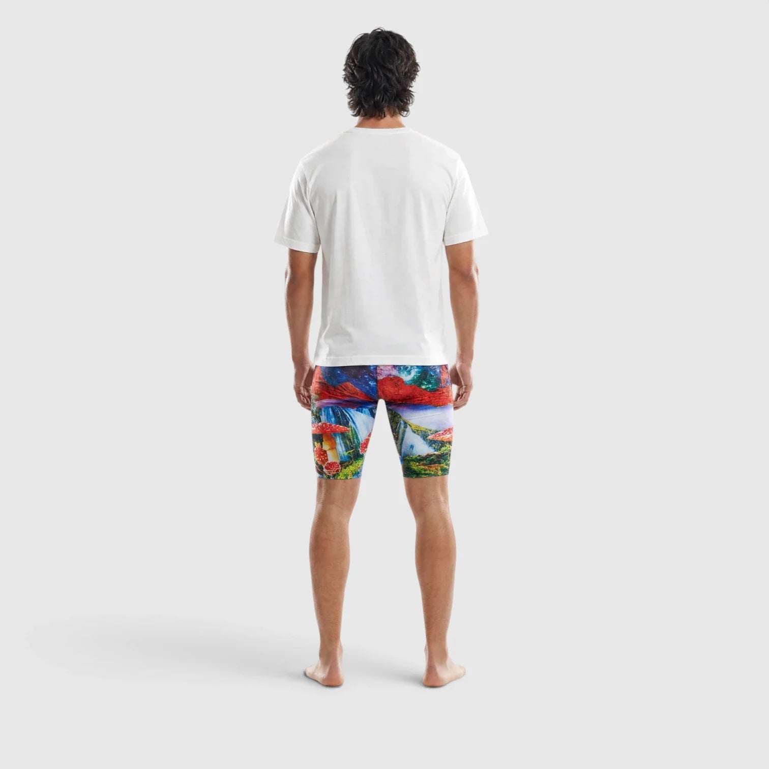Red Poppy Mushroom Boxer Briefs - Graphic