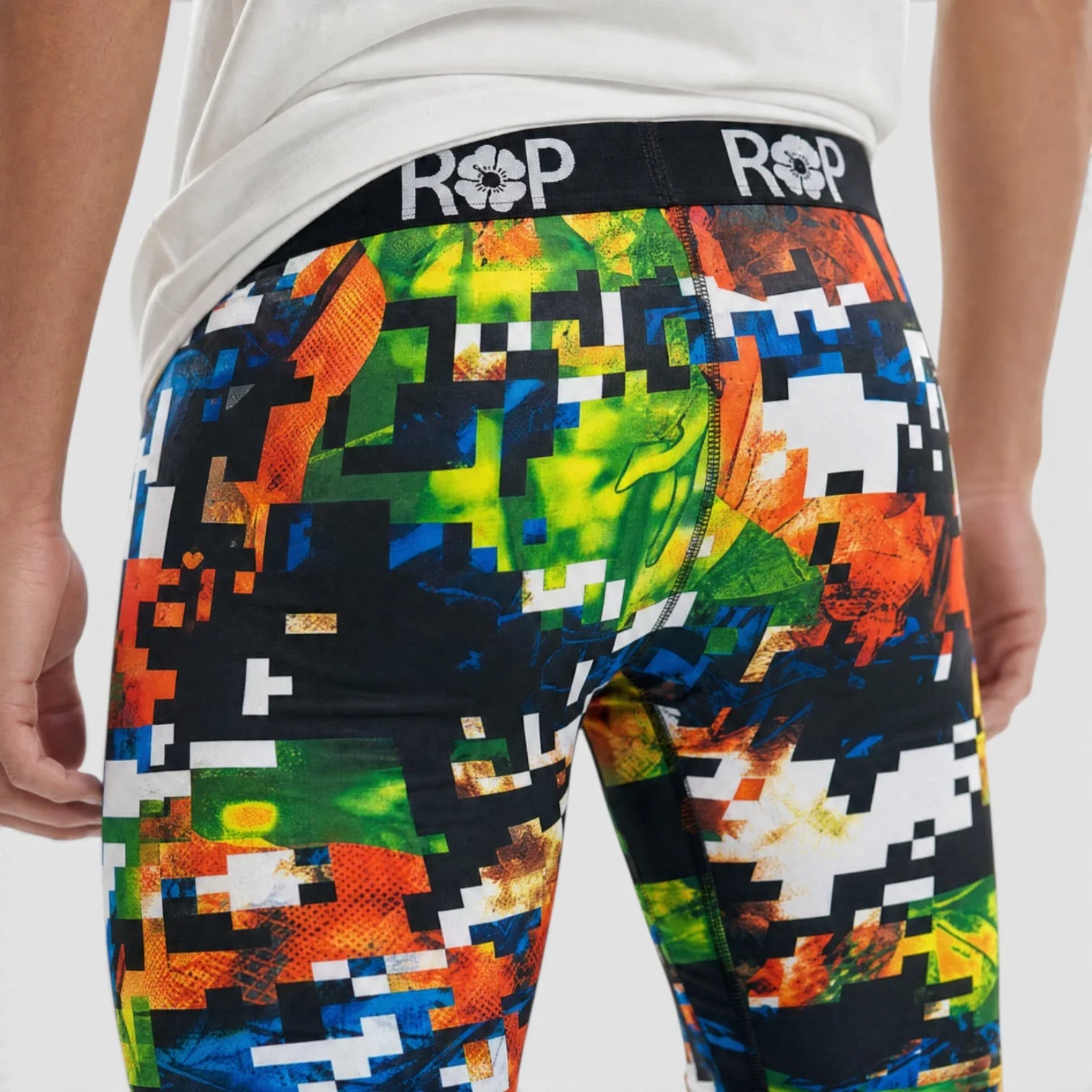 Red Poppy AZ-42 Graphic Print Boxer Briefs