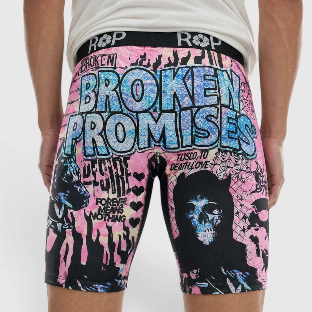 Red Poppy Broken Promises Boxer Briefs - Graphic
