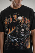 Red Poppy Skull T-Shirt - Graphic