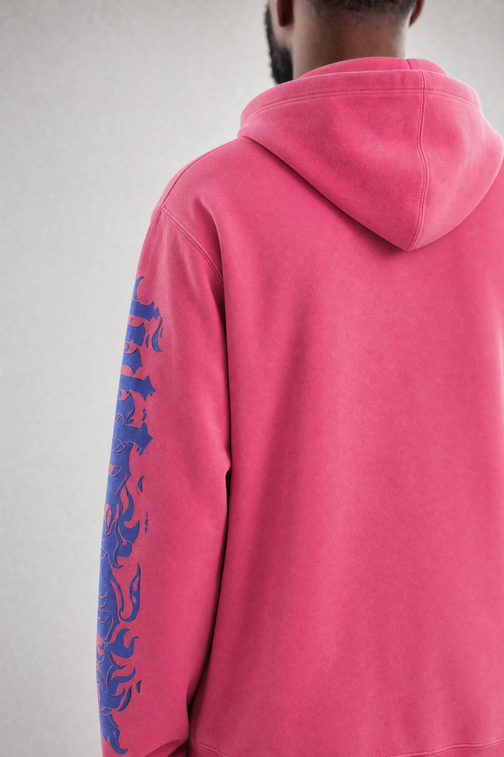 Red Poppy Robot Hoodie - Zip-Up
