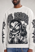 Red Poppy Monster Sweatshirt - Graphic