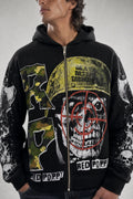 Red Poppy Eye Hoodie - Graphic