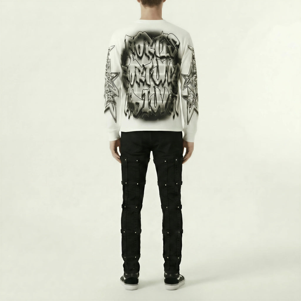 Red Poppy Studded Jeans - Skinny Fit