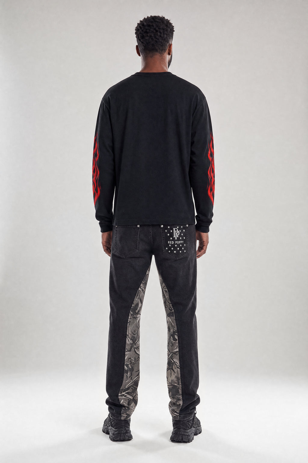 Red Poppy 79 Jeans - Stacked Flare