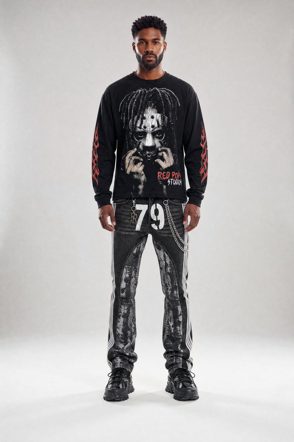 Red Poppy Mask T-Shirt - Graphic