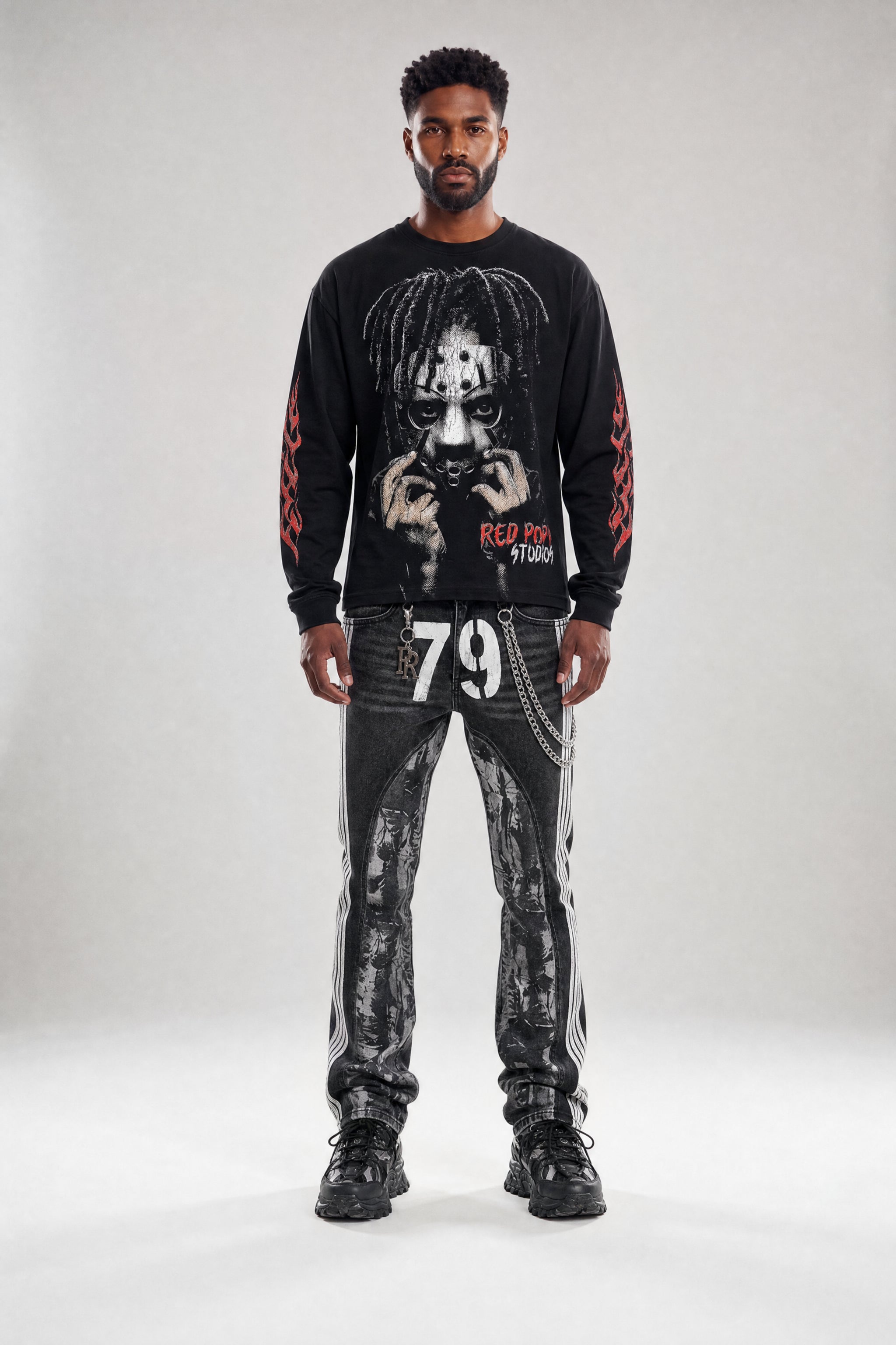 Red Poppy Mask T-Shirt - Graphic