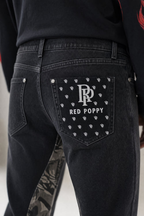 Red Poppy 79 Jeans - Stacked Flare