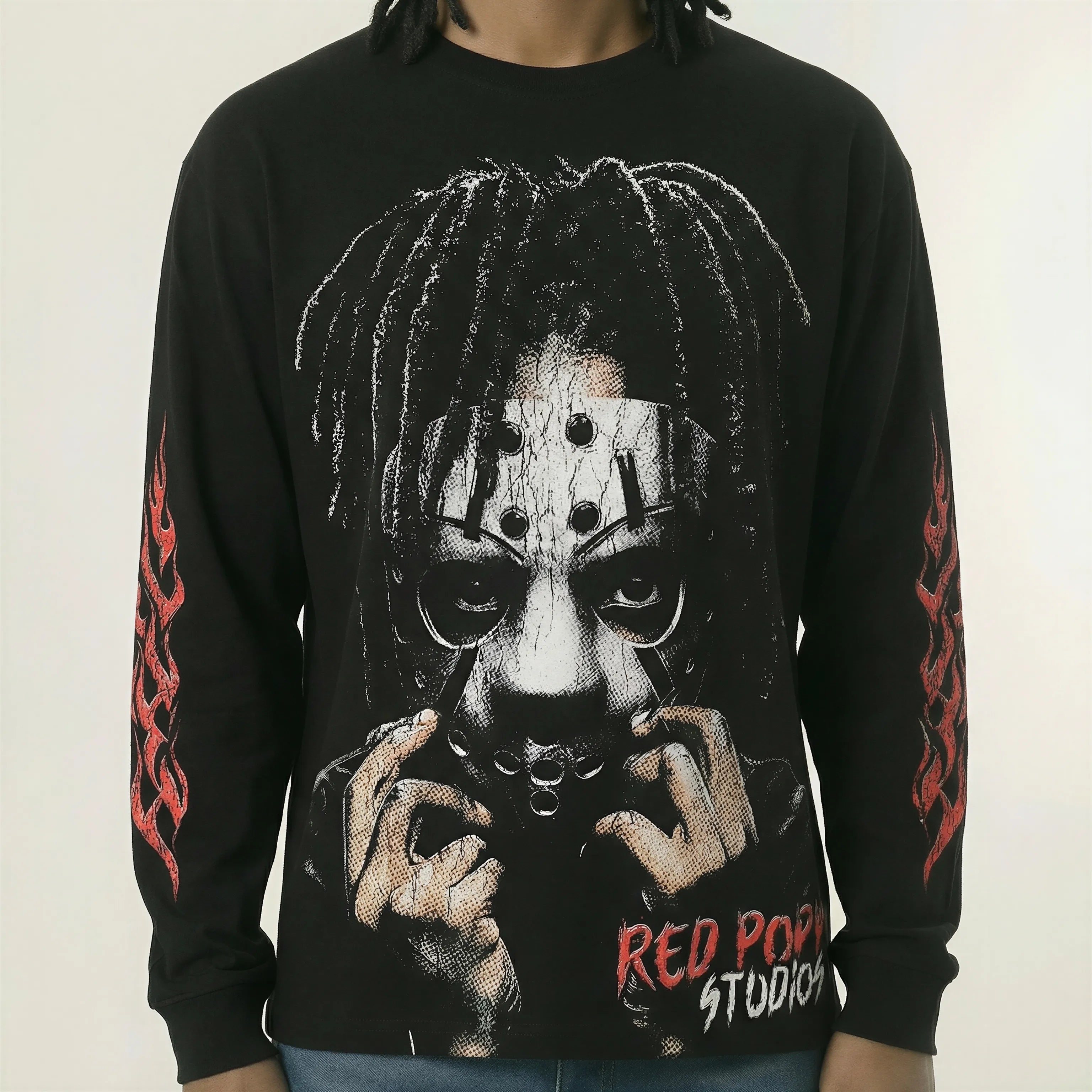 Red Poppy Mask T-Shirt - Graphic