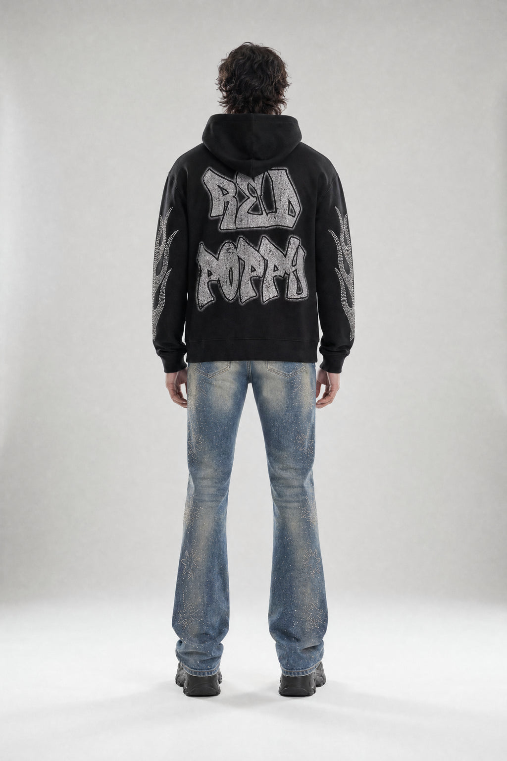 Red Poppy Angel Hoodie - Graphic