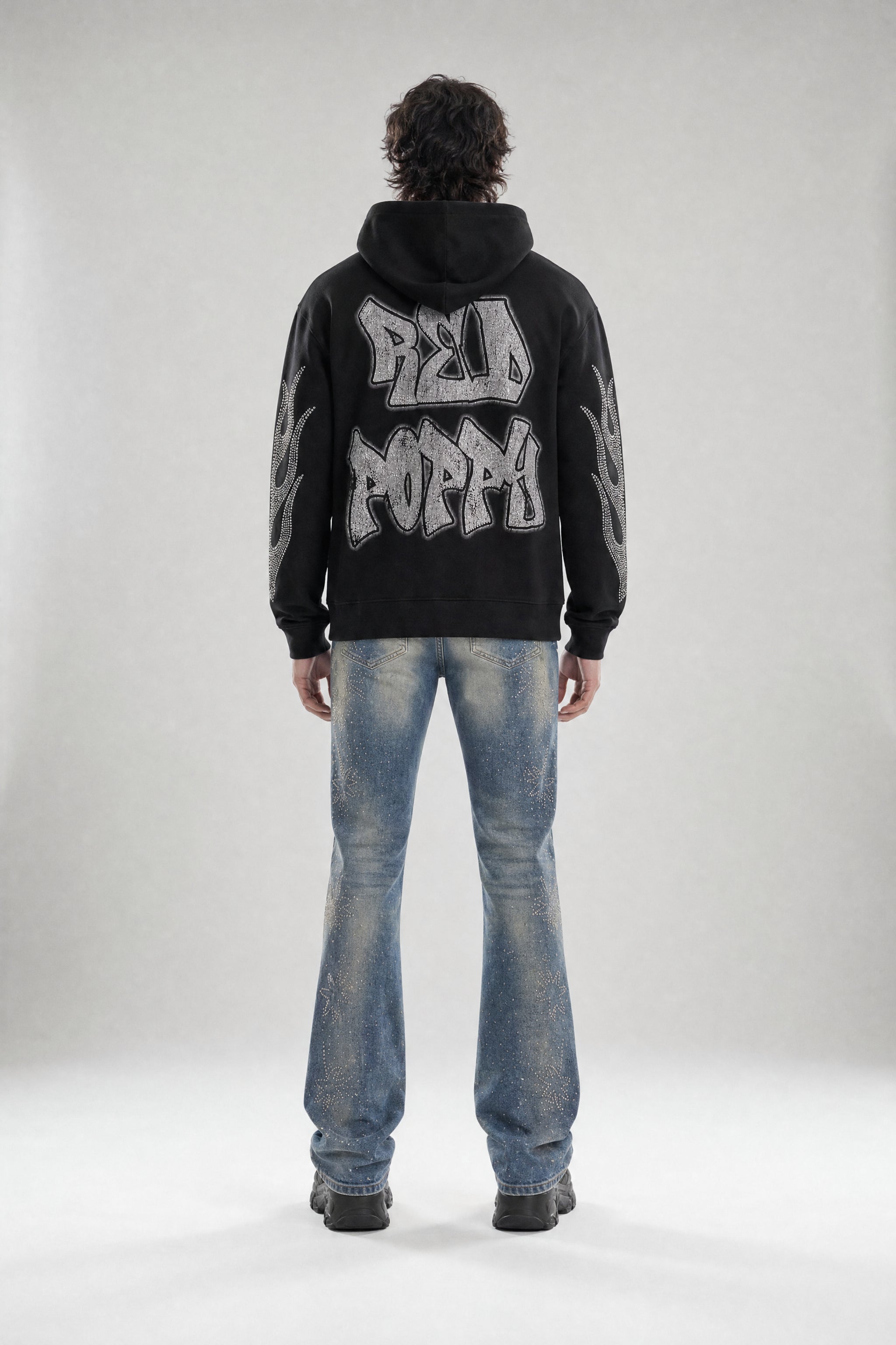 Red Poppy Angel Hoodie - Graphic