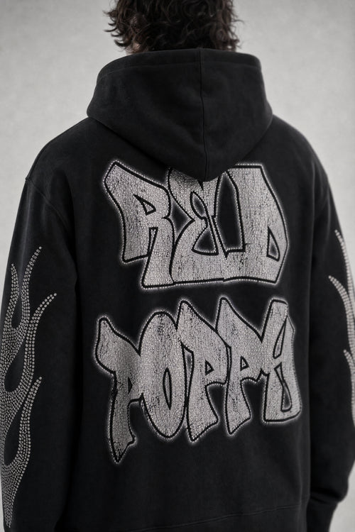 Red Poppy Angel Hoodie - Graphic
