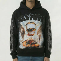 Red Poppy Angel Hoodie - Graphic