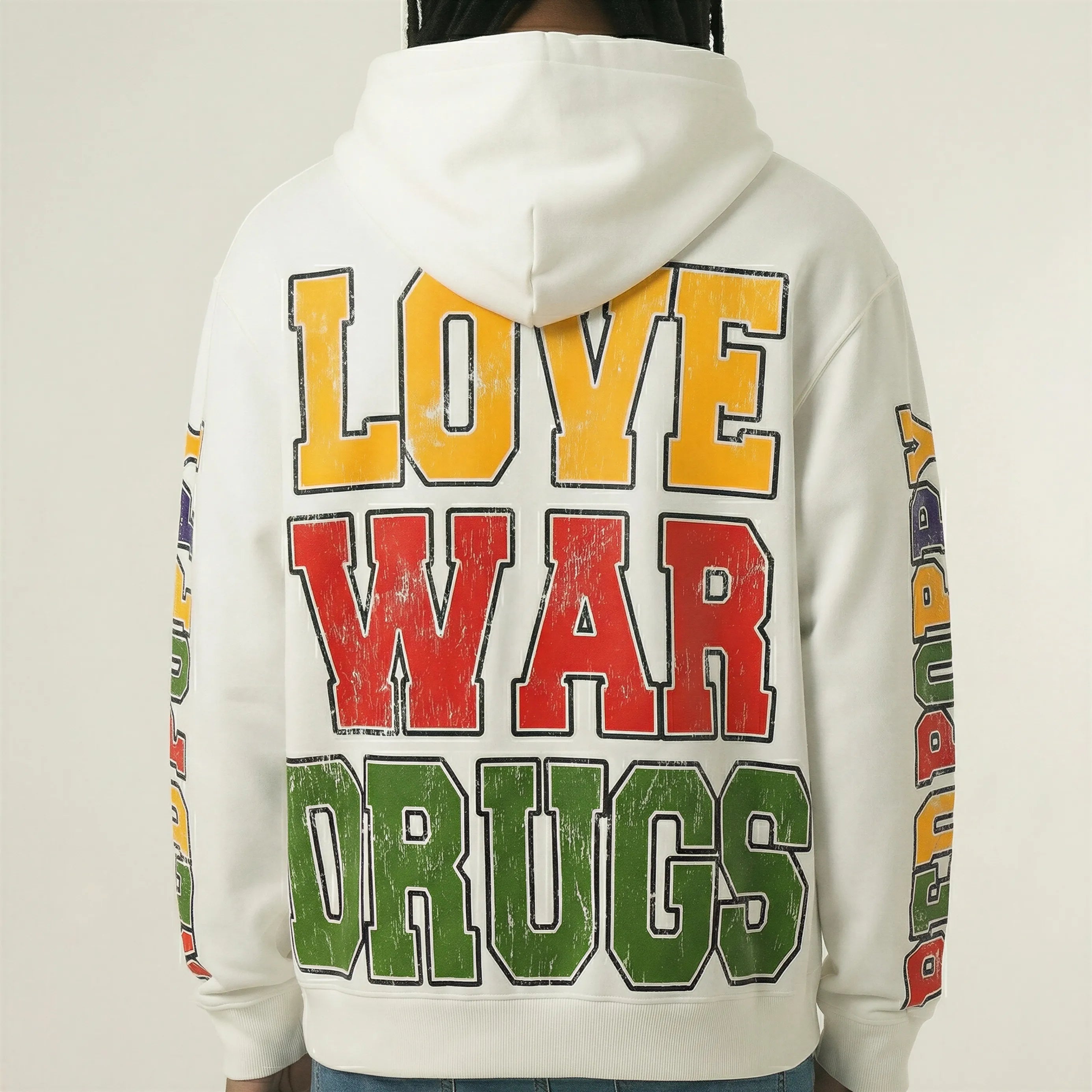 Red Poppy Graphic Hoodie - Bold Print