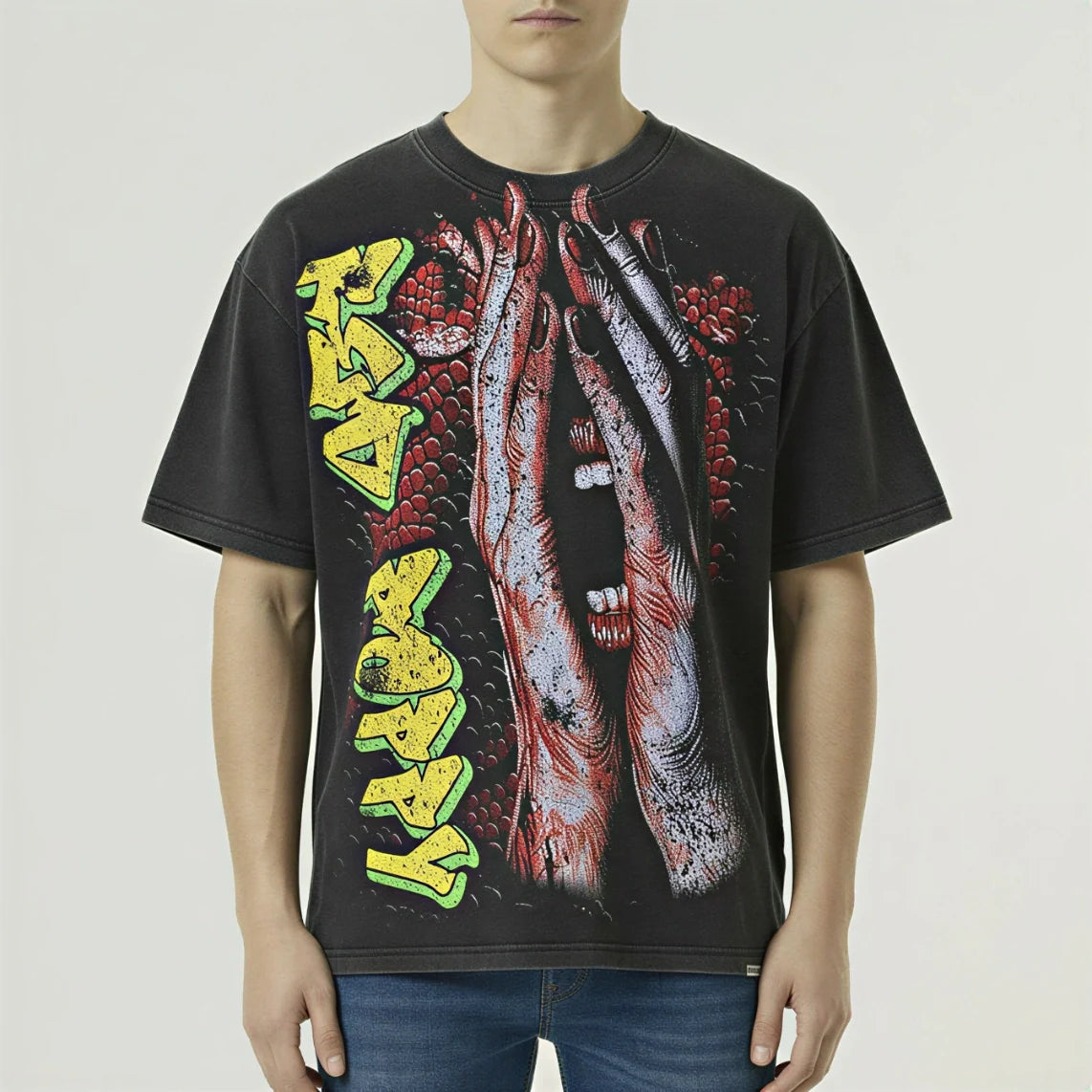 Red Poppy Hands T-Shirt - Graphic