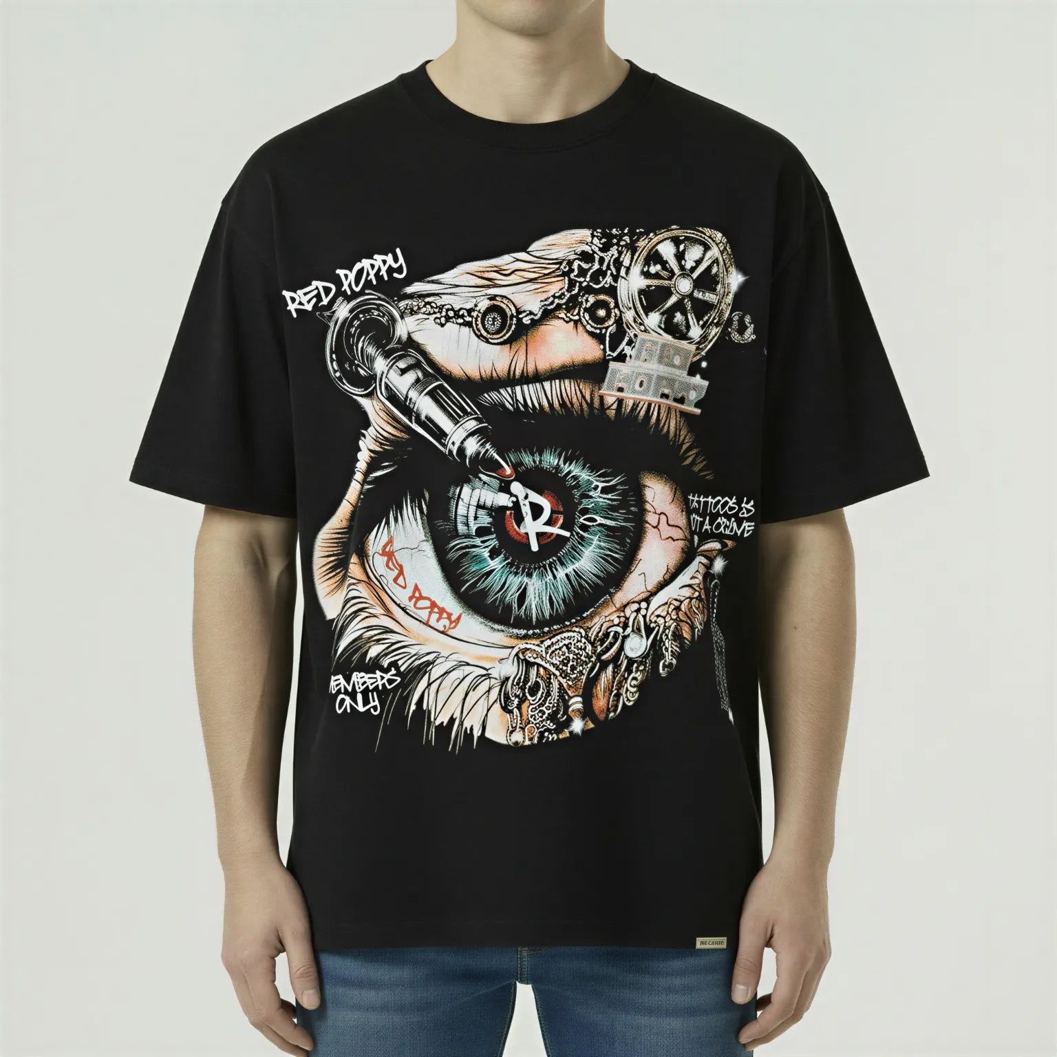 Red Poppy Eye T-Shirt - Graphic