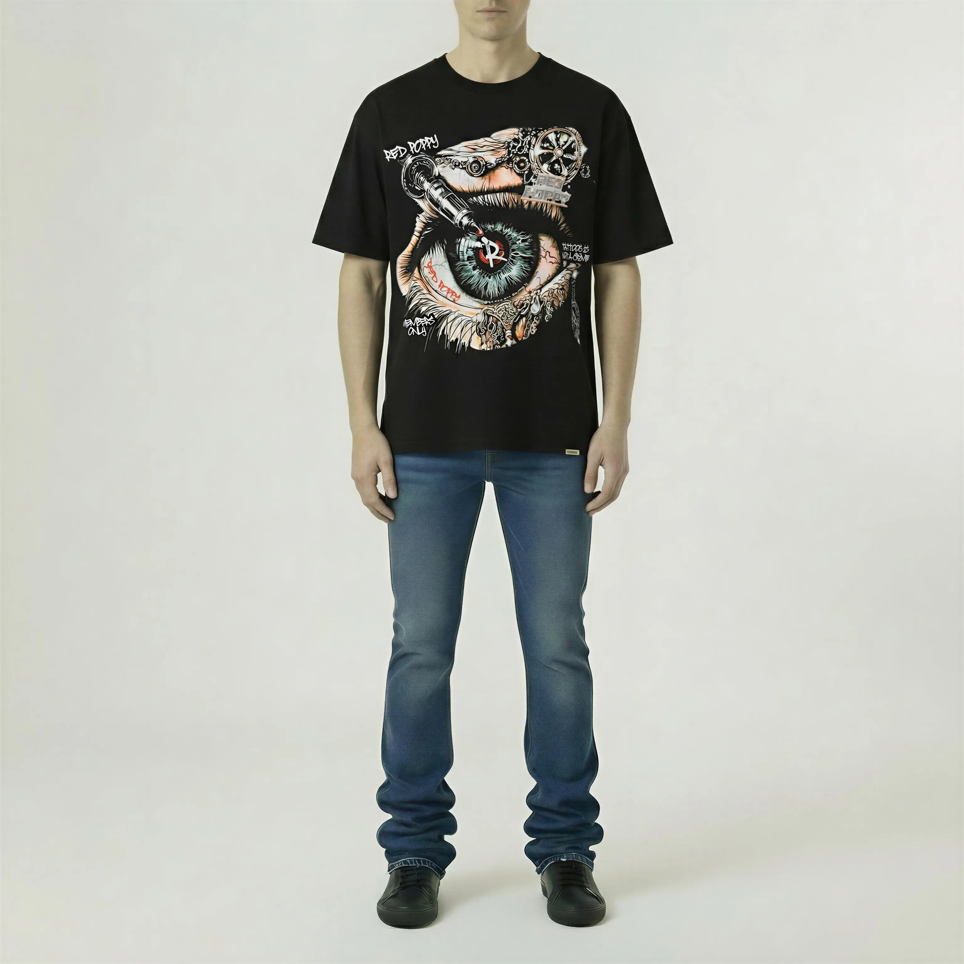 Red Poppy Eye T-Shirt - Graphic