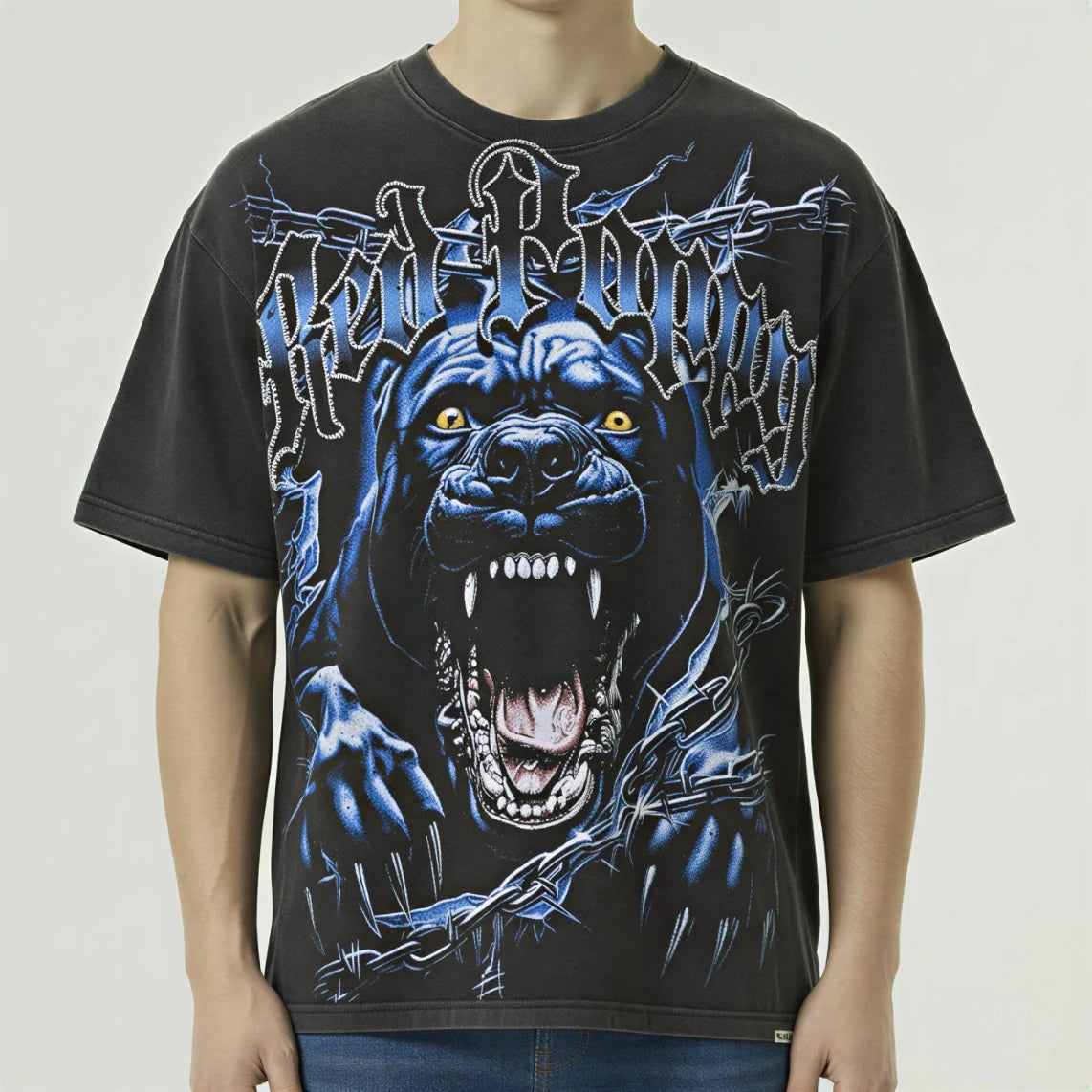 Red Poppy Panther T-Shirt - Graphic