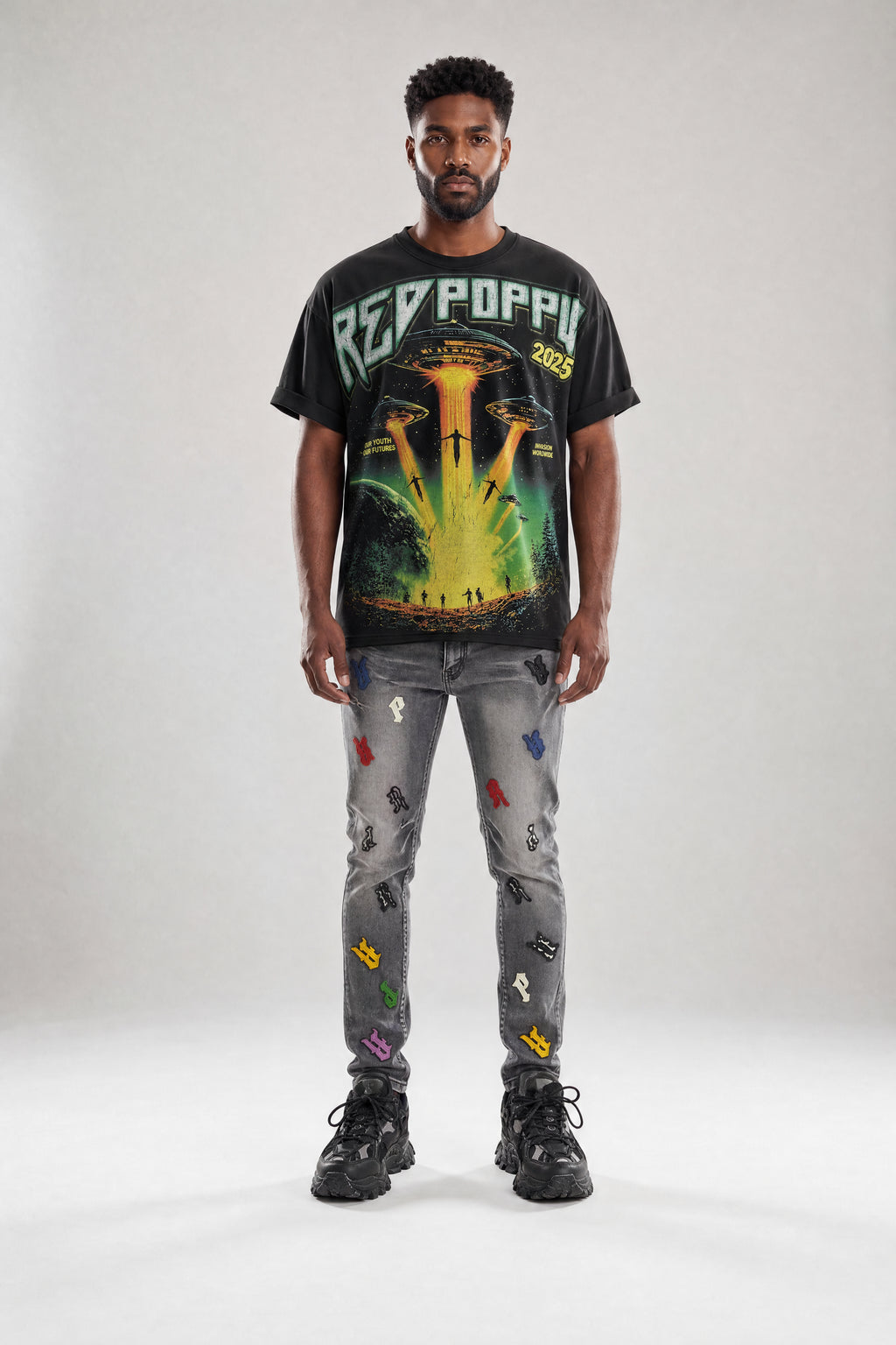 Red Poppy Ufo Tee - Graphic
