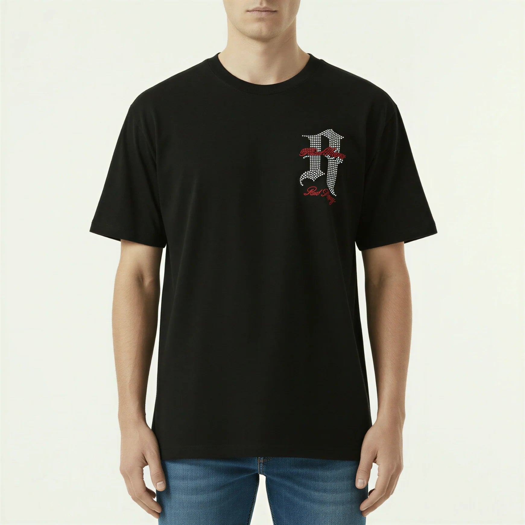 Red Poppy Logo T-Shirt - Embroidered
