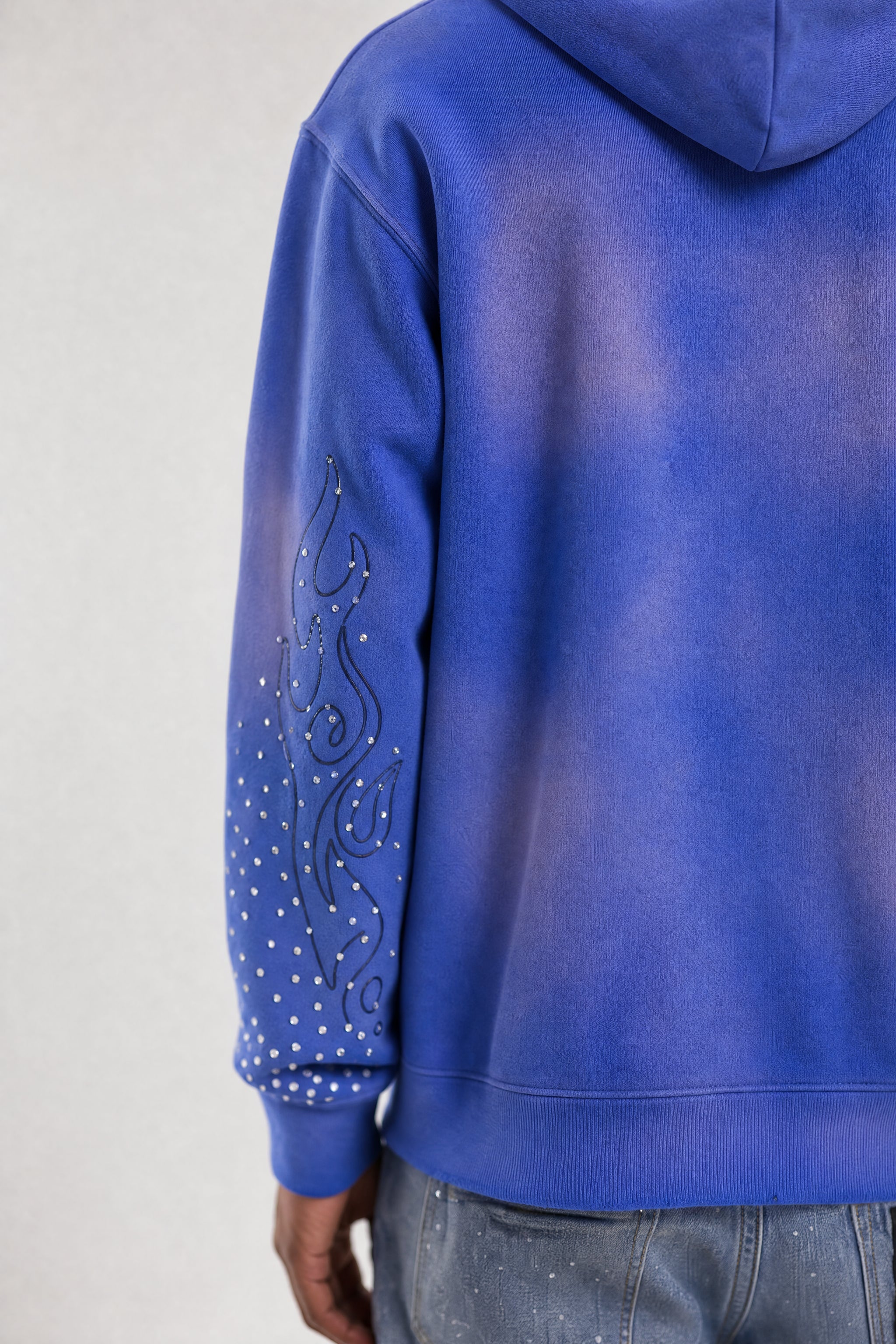 Red Poppy Dragon Hoodie - Zip-Up