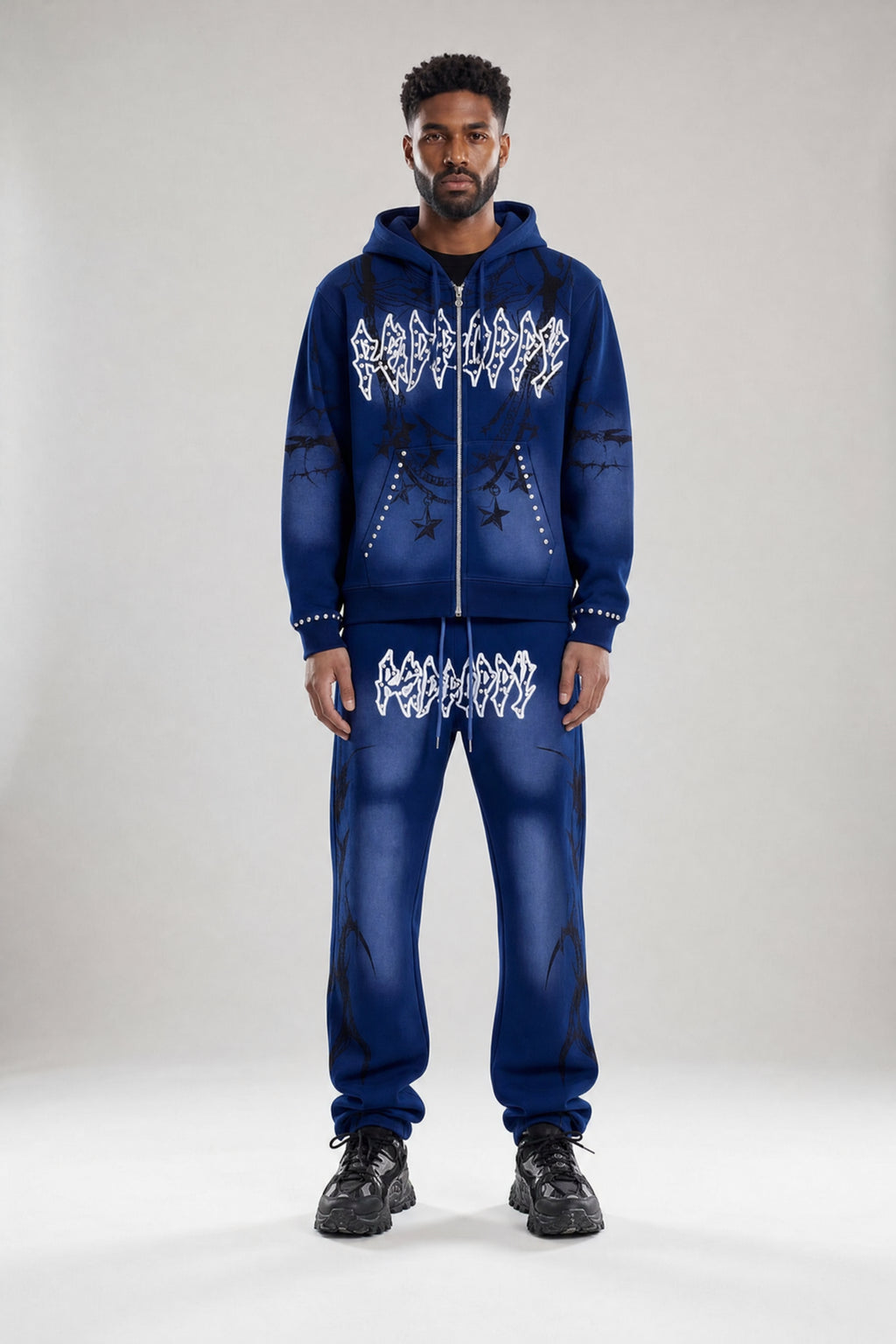 Red Poppy Graffiti Sweatpants - Relaxed Fit