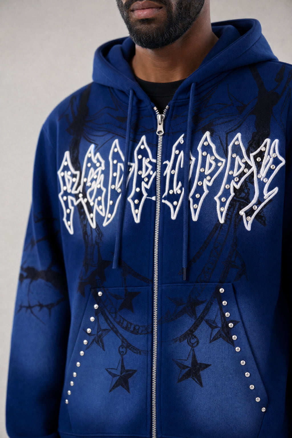 Red Poppy Star Hoodie - Graphic