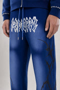 Red Poppy Graffiti Sweatpants - Relaxed Fit