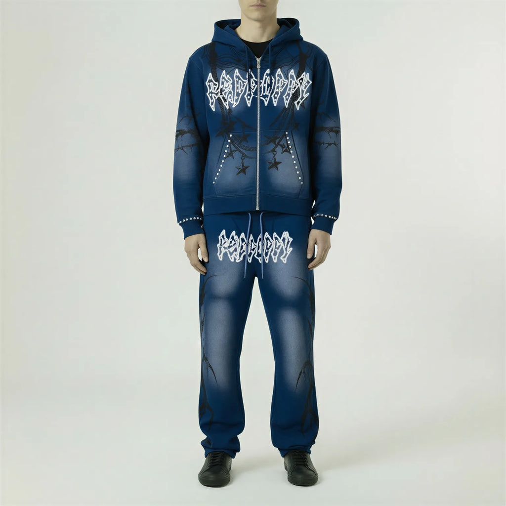 Red Poppy Graffiti Sweatpants - Graphic