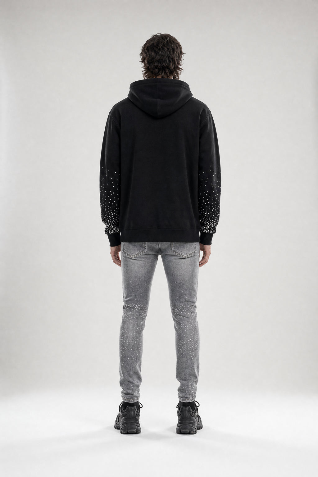 Red Poppy Splatter Hoodie - Graphic