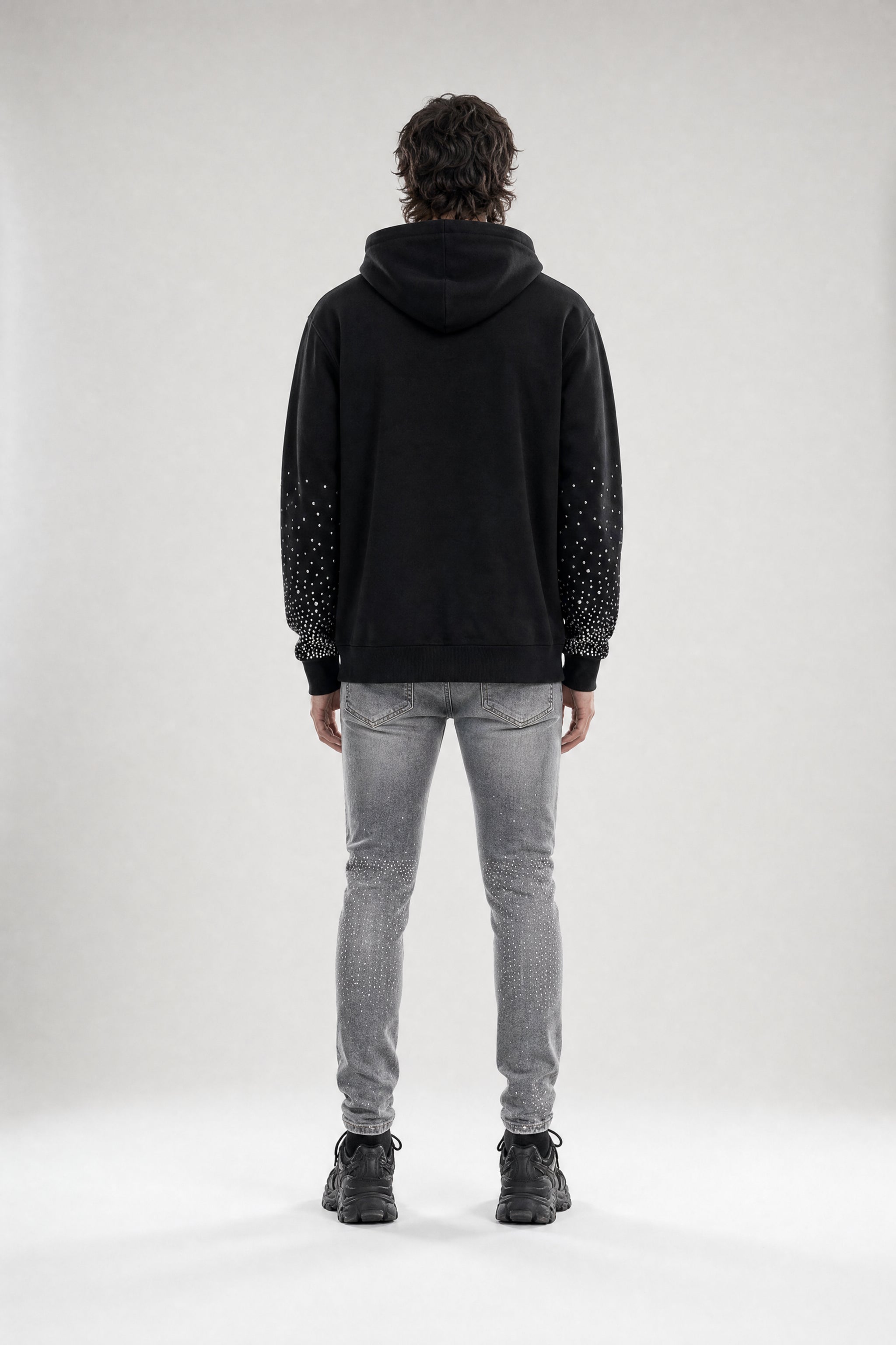 Red Poppy Splatter Hoodie - Graphic