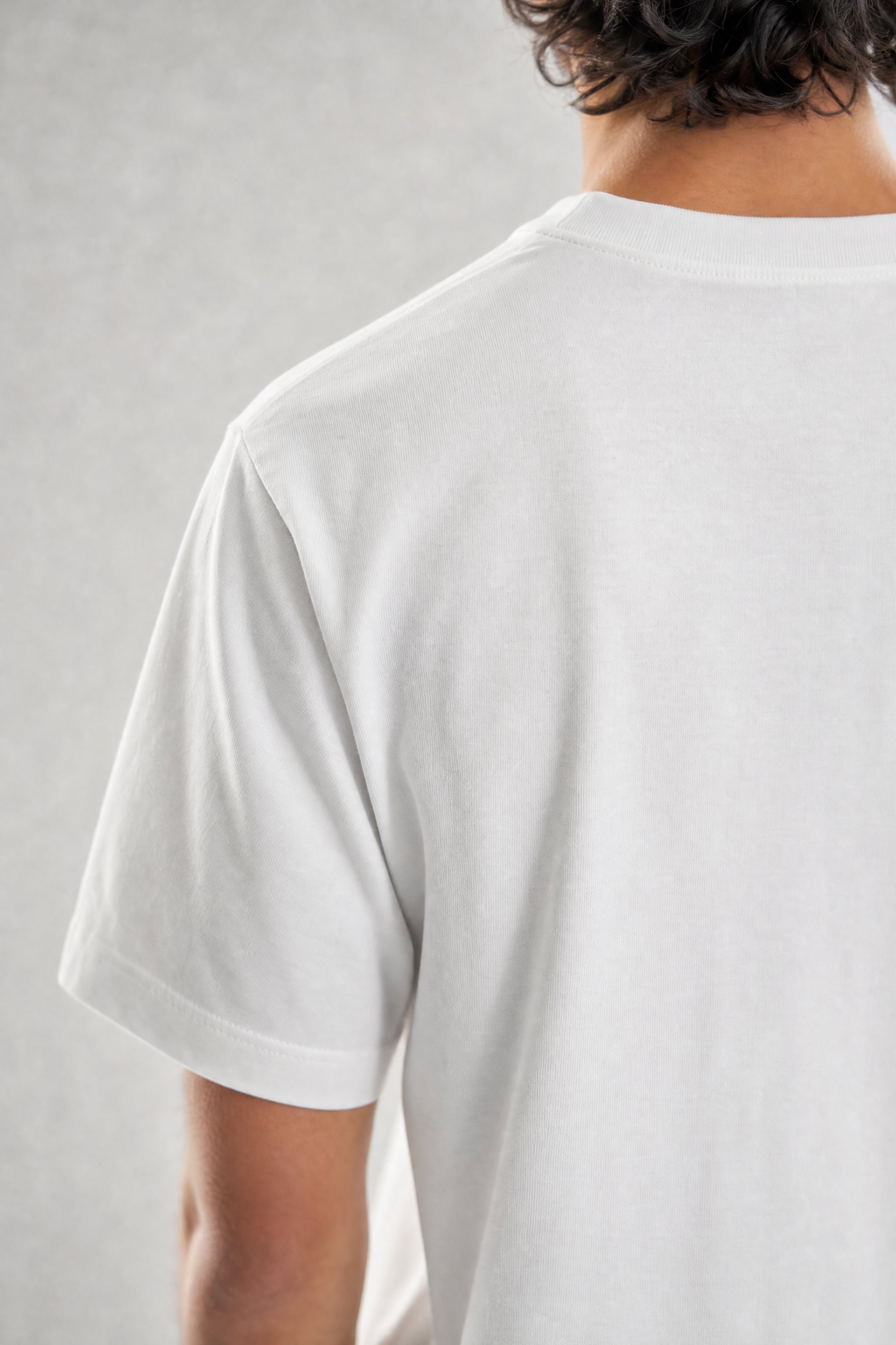 Red Poppy Minimal Tee - Logo Detail