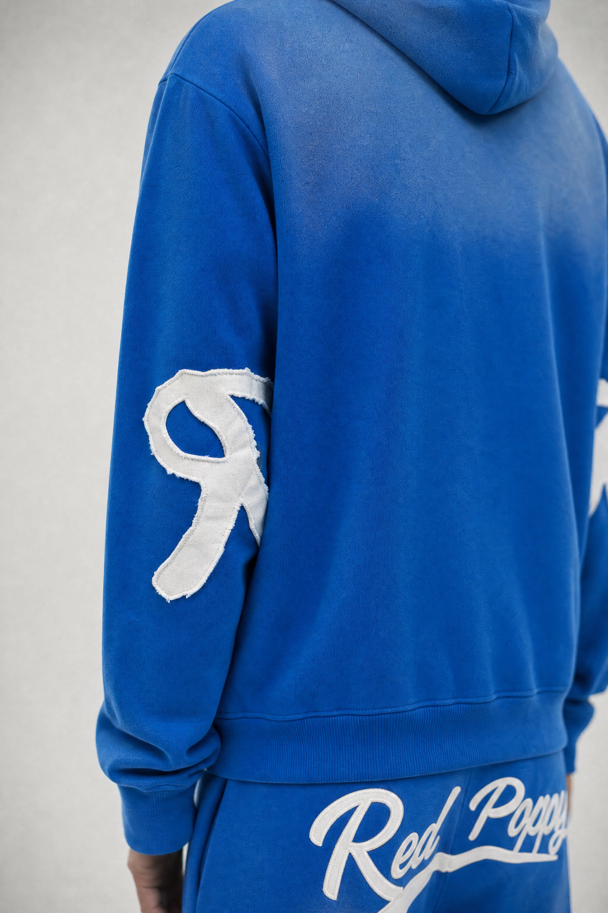Red Poppy Patch Hoodie - Graphic