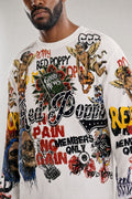Red Poppy Good News Sweatshirt - Graphic