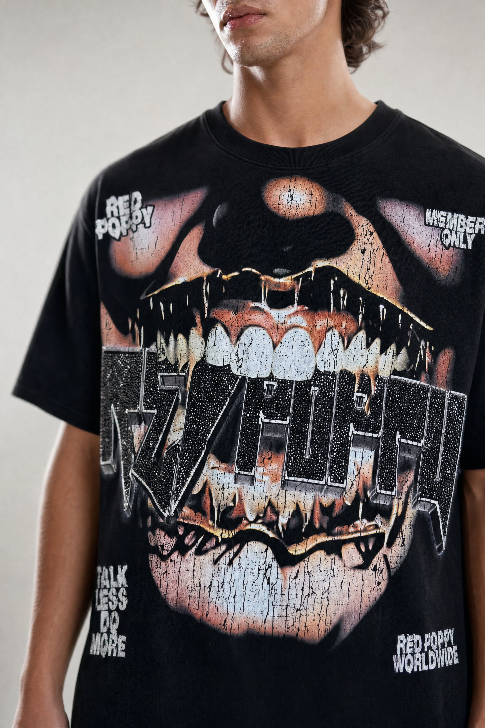 Red Poppy Teeth T-Shirt - Graphic