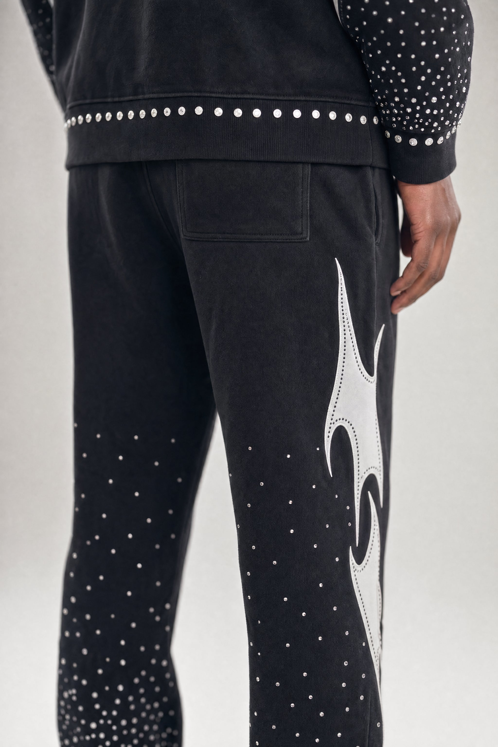 Red Poppy Flame Sweatpants - Relaxed Fit
