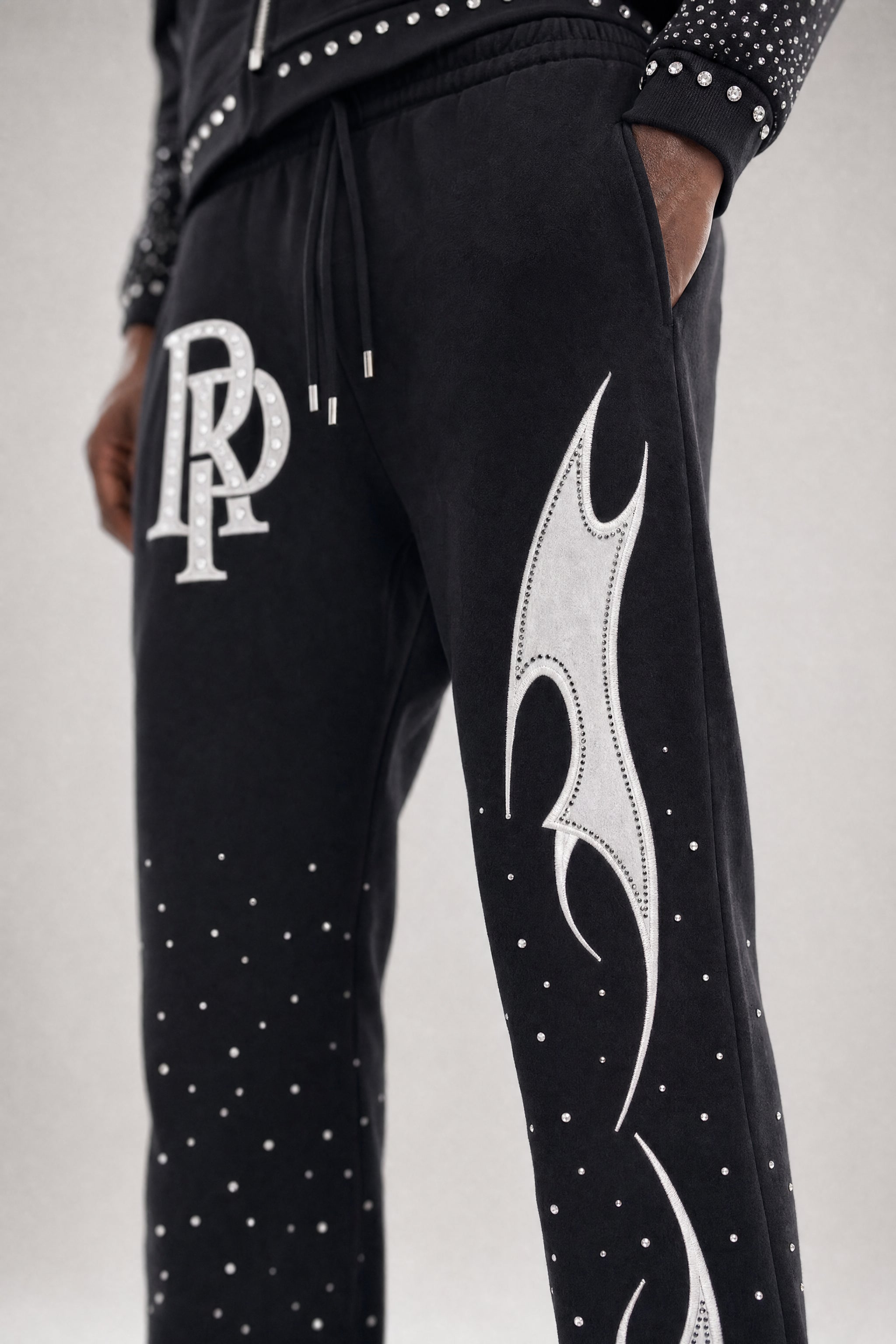 Red Poppy Flame Sweatpants - Relaxed Fit